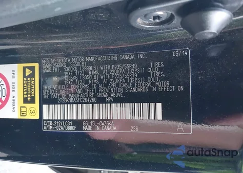 2015 Lexus Rx 350 F Sport from USA, damaged, VIN 2T2BK1BA5FC264260